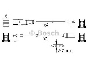BOSCH 0 986 356 355 uždegimo laido komplektas 
 Kibirkšties / kaitinamasis uždegimas -> Uždegimo laidai/jungtys
171 998 031 B, 321 998 031, 321 998 031 A