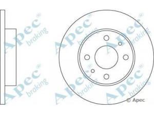 APEC braking DSK103 stabdžių diskas 
 Stabdžių sistema -> Diskinis stabdys -> Stabdžių diskas
60576335, 60800345, 60805117, 60811879