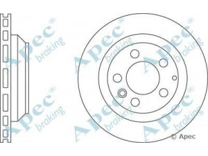 APEC braking DSK2284 stabdžių diskas 
 Dviratė transporto priemonės -> Stabdžių sistema -> Stabdžių diskai / priedai
7L6615601D, 7L6615601J, 7L8615601C