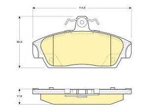GIRLING 6108591 stabdžių trinkelių rinkinys, diskinis stabdys 
 Techninės priežiūros dalys -> Papildomas remontas
GBP90337, SEM100020, SFK10004EVA