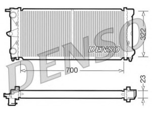 DENSO DRM32021 radiatorius, variklio aušinimas 
 Aušinimo sistema -> Radiatorius/alyvos aušintuvas -> Radiatorius/dalys
321121251AJ, 321121251AL