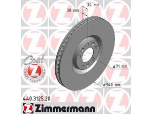 ZIMMERMANN 440.3125.20 stabdžių diskas 
 Stabdžių sistema -> Diskinis stabdys -> Stabdžių diskas
4249.F9