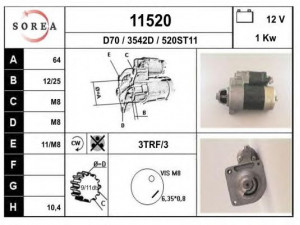 EAI 11520 starteris
46235346, 7589547, 7589655