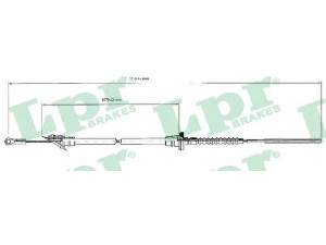 LPR C0062C sankabos trosas 
 Dviratė transporto priemonės -> Kabeliai ir tachometro velenaai -> Sankabos trosas
2150E2, ZF04460471, 2150E2, ZF04460471