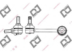 DJ PARTS DL1066 šarnyro stabilizatorius 
 Ašies montavimas/vairavimo mechanizmas/ratai -> Stabilizatorius/fiksatoriai -> Savaime išsilyginanti atrama
GA2A-34-170, GA2A-34-170A, GA2A34170
