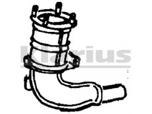KLARIUS 380739 katalizatoriaus keitiklis 
 Išmetimo sistema -> Katalizatoriaus keitiklis
1E0320500B, 1E0320500C, 1E0420500