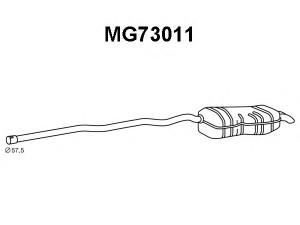 VENEPORTE MG73011 galinis duslintuvas 
 Išmetimo sistema -> Duslintuvas
WCG000530, WCG000530