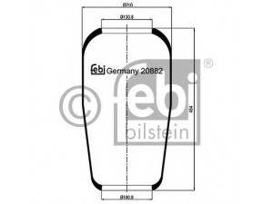 FEBI BILSTEIN 20882 dėklas, pneumatinė pakaba 
 Pakaba -> Pneumatinė pakaba
81.43601.0065, 81.43601.0067, 81.43601.0070