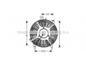 AVA QUALITY COOLING TO7542 ventiliatorius, radiatoriaus 
 Aušinimo sistema -> Oro aušinimas
8845310020, 8845412130, 8855012130