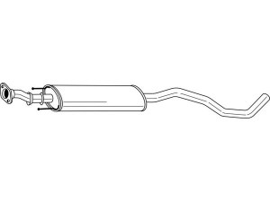 AKS DASIS SG38460 vidurinis duslintuvas