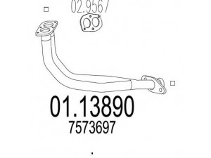 MTS 01.13890 išleidimo kolektorius 
 Išmetimo sistema -> Išmetimo vamzdžiai
7573697