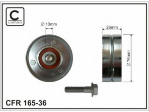CAFFARO 165-36 kreipiantysis skriemulys, V formos rumbuotas diržas 
 Diržinė pavara -> V formos rumbuotas diržas/komplektas -> Laisvasis/kreipiamasis skriemulys
32145276, 32145276, 32145276, 32145276