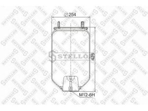 STELLOX 90-41560-SX dėklas, pneumatinė pakaba