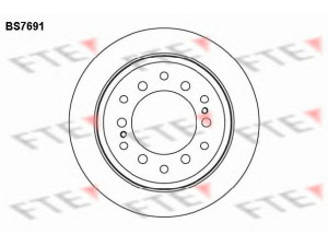 FTE BS7691 stabdžių diskas 
 Dviratė transporto priemonės -> Stabdžių sistema -> Stabdžių diskai / priedai
42431-60200, 42431-60201, 42431-60270
