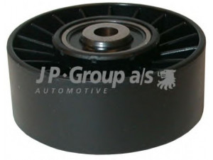 JP GROUP 1118303000 kreipiantysis skriemulys, V formos rumbuotas diržas 
 Diržinė pavara -> V formos rumbuotas diržas/komplektas -> Laisvasis/kreipiamasis skriemulys
038145276