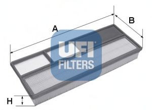 UFI 30.265.00 oro filtras 
 Filtrai -> Oro filtras
51775324, 51924761, 55183265, 55193849