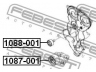 FEBEST 1088-001 kreipiantysis skriemulys, V formos rumbuotas diržas
96350526