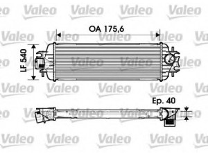 VALEO 817636 tarpinis suslėgto oro aušintuvas, kompresorius 
 Variklis -> Oro tiekimas -> Įkrovos agregatas (turbo/superįkrova) -> Tarpinis suslėgto oro aušintuvas
14496-00QAB, 1449600QAB, 93850451