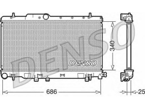 DENSO DRM36019 radiatorius, variklio aušinimas 
 Aušinimo sistema -> Radiatorius/alyvos aušintuvas -> Radiatorius/dalys
45111FE000