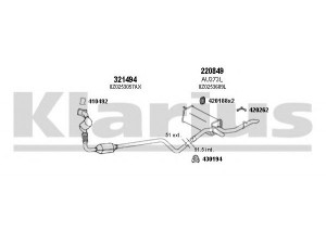 KLARIUS 940542E išmetimo sistema 
 Išmetimo sistema -> Išmetimo sistema, visa
