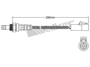 WALKER PRODUCTS 250-24749 lambda jutiklis 
 Išmetimo sistema -> Jutiklis/zondas
XR8 6938, AJ04 18 861B