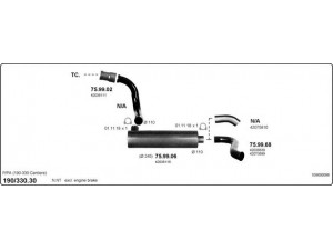 IMASAF 539000096 išmetimo sistema 
 Išmetimo sistema -> Išmetimo sistema, visa