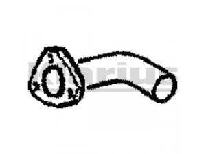 KLARIUS 110222 išleidimo kolektorius 
 Išmetimo sistema -> Išmetimo vamzdžiai
068251185, 68251185B, 68251185E