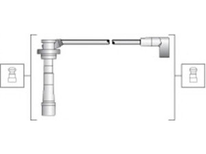 MAGNETI MARELLI 941318111307 uždegimo laido komplektas