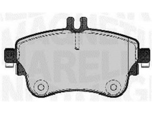 MAGNETI MARELLI 363916060735 stabdžių trinkelių rinkinys, diskinis stabdys