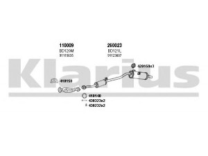 KLARIUS 400164E išmetimo sistema 
 Išmetimo sistema -> Išmetimo sistema, visa