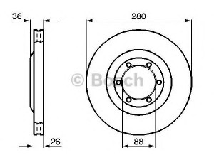 BOSCH 0 986 478 437 stabdžių diskas 
 Dviratė transporto priemonės -> Stabdžių sistema -> Stabdžių diskai / priedai
8-94375-533-3, 8-97034-035-3, 8-97046-080-0