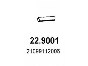 ASSO 22.9001 išleidimo kolektorius 
 Išmetimo sistema -> Išmetimo vamzdžiai
21099112006, 210991120060