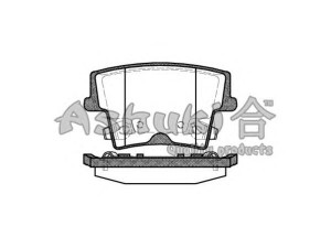 ASHUKI US104205 stabdžių trinkelių rinkinys, diskinis stabdys 
 Techninės priežiūros dalys -> Papildomas remontas
05139191AA, 05142566AA, 05142566AB