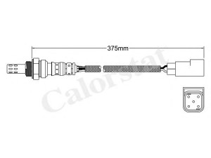 CALORSTAT by Vernet LS140025 lambda jutiklis 
 Variklis -> Variklio elektra
1001702, 1010620, 1013764, 1300543