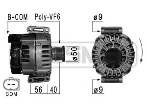 ERA 210897 kintamosios srovės generatorius 
 Elektros įranga -> Kint. sr. generatorius/dalys -> Kintamosios srovės generatorius
013 154 68 02, A 013 154 68 02