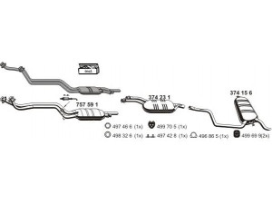 ERNST 040166 išmetimo sistema 
 Išmetimo sistema -> Išmetimo sistema, visa