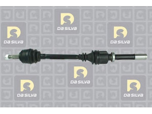 DA SILVA C4542 kardaninis velenas 
 Ratų pavara -> Kardaninis velenas
3910 0196 65R