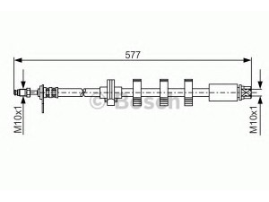 BOSCH 1 987 476 809 stabdžių žarnelė 
 Stabdžių sistema -> Stabdžių žarnelės
4806 79, 4806 79