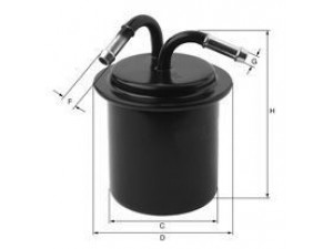 UNIFLUX FILTERS XB57 kuro filtras 
 Techninės priežiūros dalys -> Papildomas remontas
13311255179, 42072-AA010, 42072-AA011