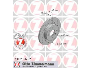 ZIMMERMANN 230.2356.52 stabdžių diskas 
 Dviratė transporto priemonės -> Stabdžių sistema -> Stabdžių diskai / priedai
4 640 3960, 60 576 335, 60 800 345
