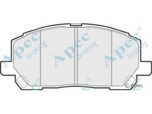 APEC braking PAD1282 stabdžių trinkelių rinkinys, diskinis stabdys 
 Techninės priežiūros dalys -> Papildomas remontas
044650W06000, 0446548020, 0446548030