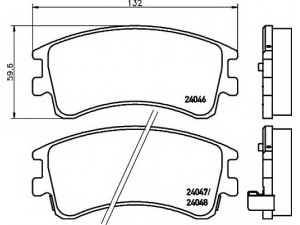 HELLA 8DB 355 011-141 stabdžių trinkelių rinkinys, diskinis stabdys 
 Techninės priežiūros dalys -> Papildomas remontas
G2YS3323Z, G2YS3323ZA, G2YS3323ZB
