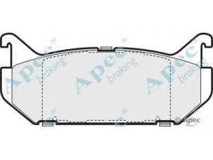 APEC braking PAD823 stabdžių trinkelių rinkinys, diskinis stabdys 
 Techninės priežiūros dalys -> Papildomas remontas
3898005, F42Z2200A, G5Y52643Z, G5Y52643ZA