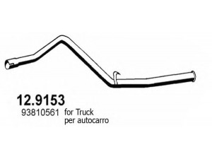 ASSO 12.9153 išleidimo kolektorius 
 Išmetimo sistema -> Išmetimo vamzdžiai
93810561, 93818094