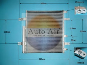 AUTO AIR GLOUCESTER 16-1386 kondensatorius, oro kondicionierius
9705000154