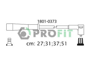 PROFIT 1801-0373 uždegimo laido komplektas 
 Kibirkšties / kaitinamasis uždegimas -> Uždegimo laidai/jungtys
7700273826, 8200154103, 8200506297