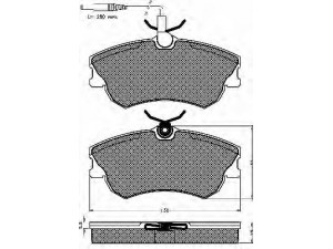 BSF 10428 stabdžių trinkelių rinkinys, diskinis stabdys 
 Techninės priežiūros dalys -> Papildomas remontas
6025315867, 6025370398, 6025407835