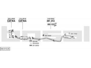 BOSAL 084.013.25 išmetimo sistema 
 Išmetimo sistema -> Išmetimo sistema, visa