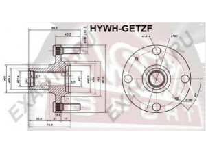 ASVA HYWH-GETZF rato stebulė 
 Ašies montavimas/vairavimo mechanizmas/ratai -> Rato stebulė/montavimas -> Rato stebulė
51750-25001