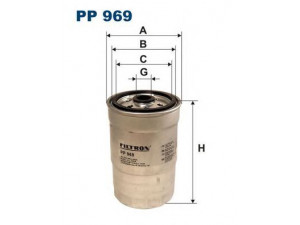 FILTRON PP969 kuro filtras 
 Degalų tiekimo sistema -> Kuro filtras/korpusas
BF8T-9155-AA, ESR4686, ESR4686